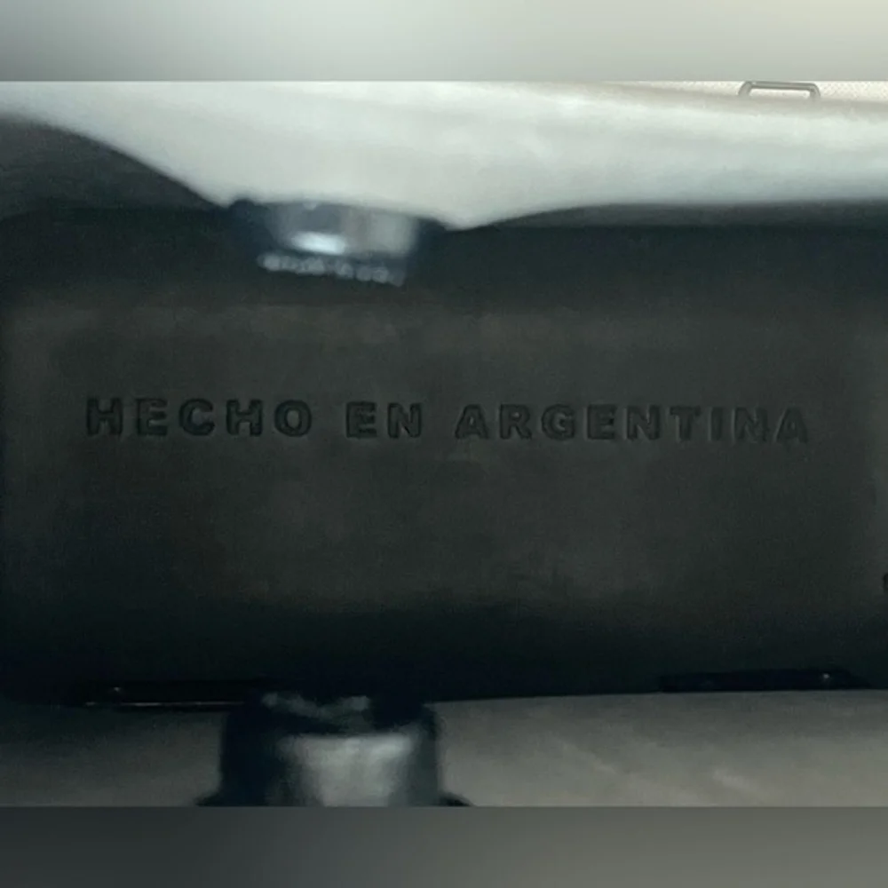 HUMMS Mammbo Grey Resin Brown Leather Unisex Backpack Argentina Travel Good Plus - Picture 7 of 7